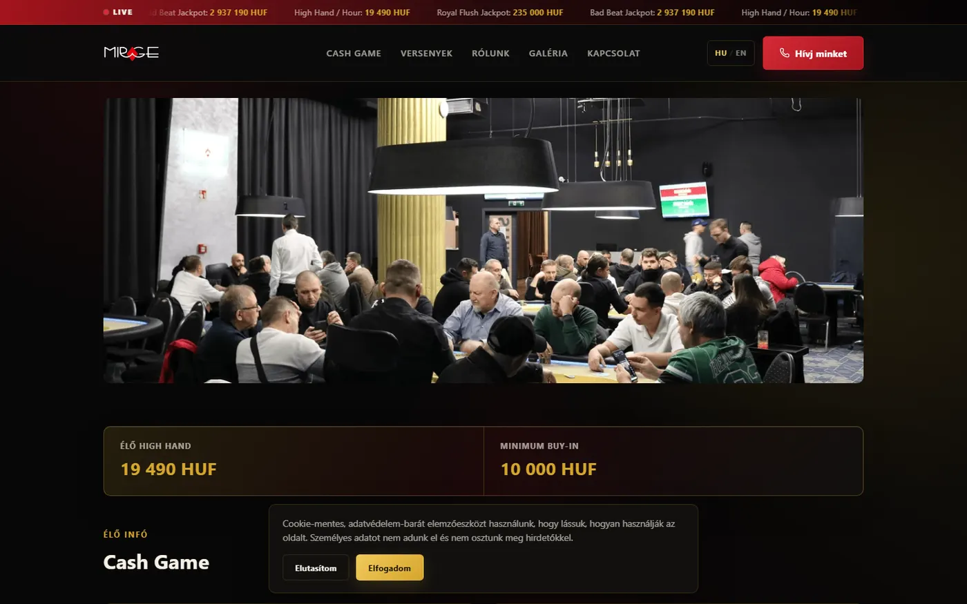Mirage Poker Club