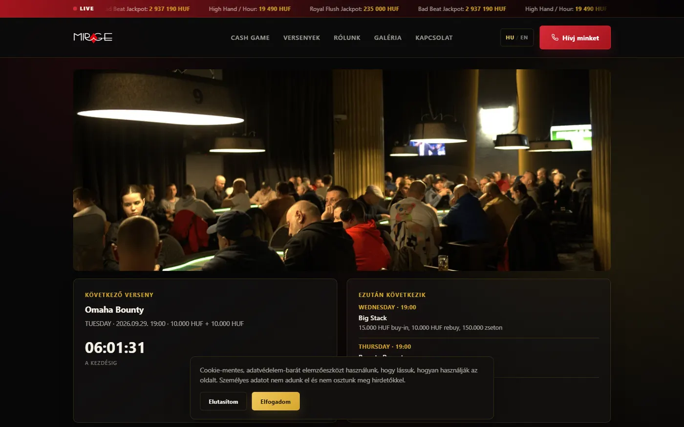 Mirage Poker Club