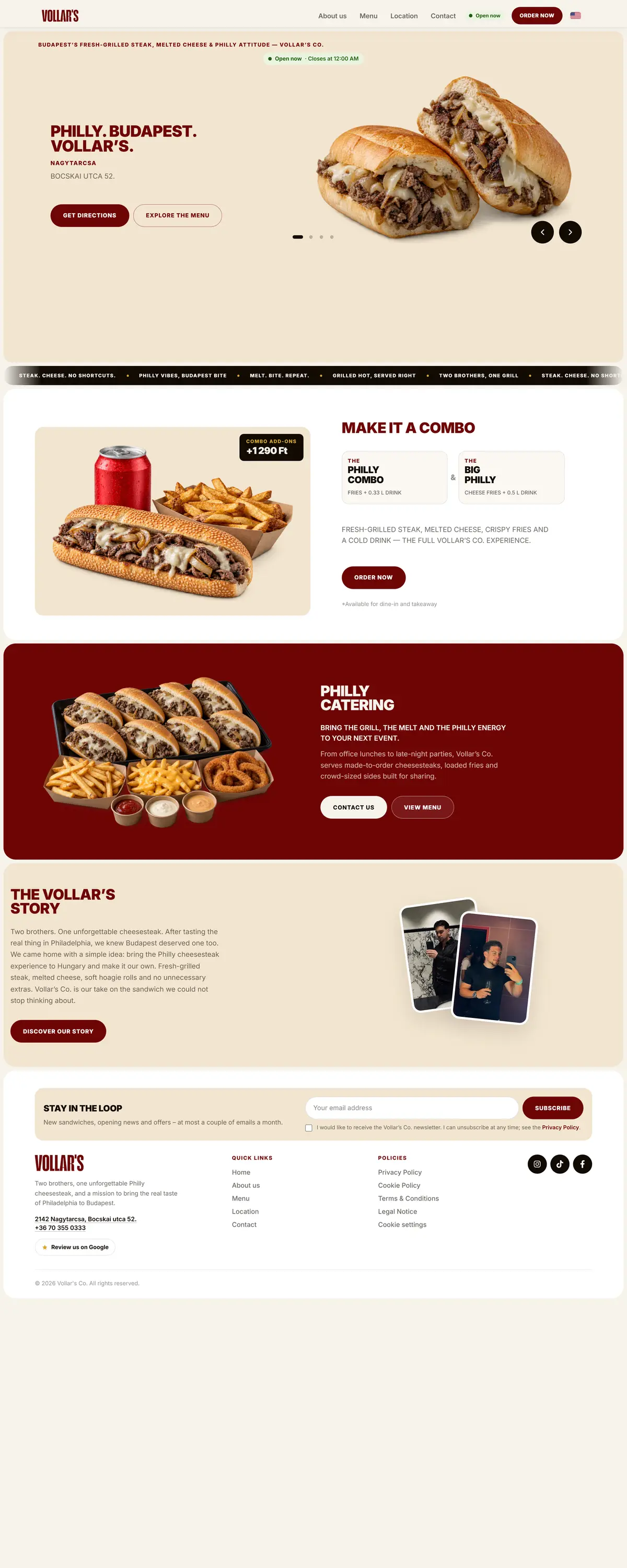 Vollar's Co.: full page